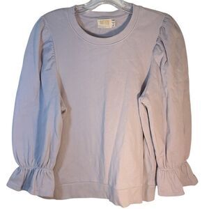 NATION LTD LADIES SWEATSHIRT PURPLE MEDIUM ATHLEISURE CASUAL EVERYDAY COMFY